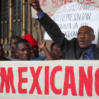 ¿Qué exigen migrantes que protestaron en la CDMX?