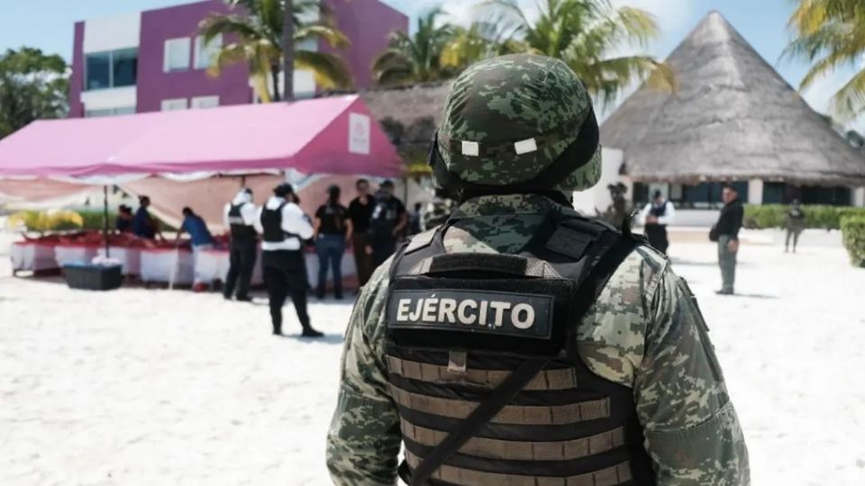 Presencia del Ejército en Cancún