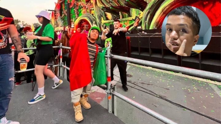 Supuesto fan de Sonido Pirata le pide foto a Medio Metro y en un descuido lo golpea