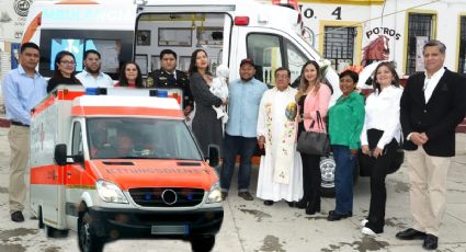 Firman convenio en Hidalgo para donación de ambulancia e infraestructura de agua potable