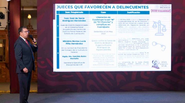 Esta fue la acusación de un general a la presidenta de la Corte