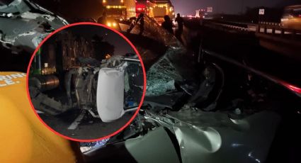 Tragedia en autopista Fortín-Orizaba: una mujer muerta, un bebé grave, 3 heridos