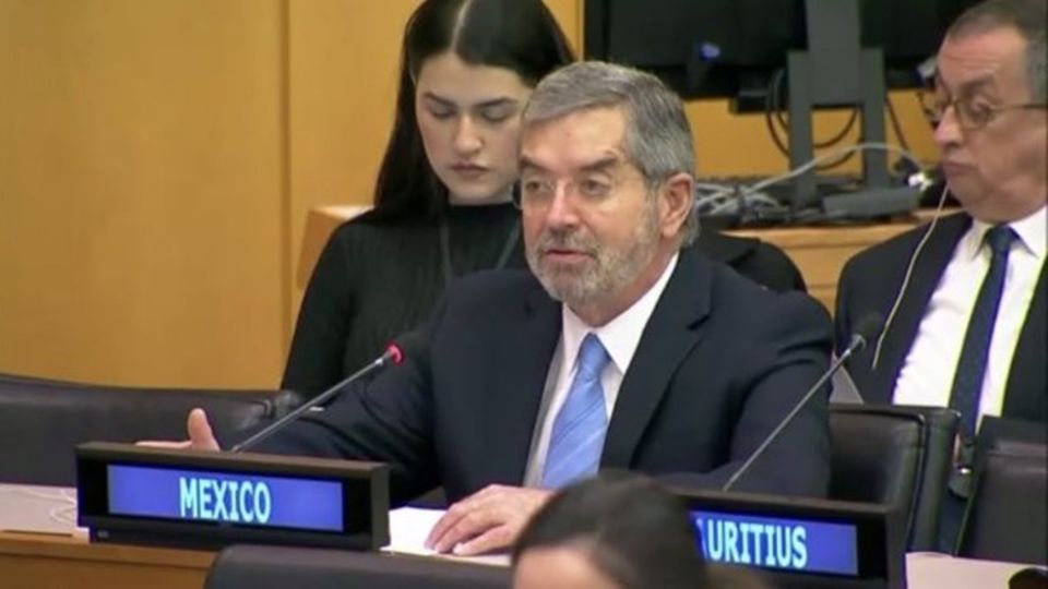 Juan Ramón de la Fuente, representante de México ante Consejo de Seguridad de la ONU
