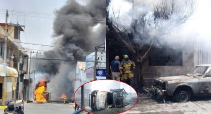 VIDEO: Huachicolero vuelca su camioneta cargada de combustible; provoca fatal incendio en La Piedad