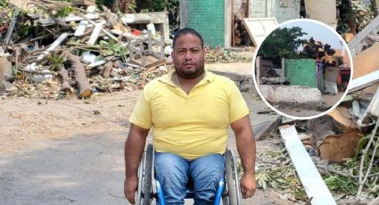 Rafael: atleta paralímpico perdió casa en Frente Frío; IVD le retiró su beca