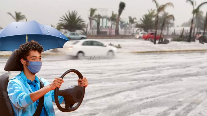 Fuerte granizada paraliza la México-Pachuca esta tarde; así está la autopista | VIDEO