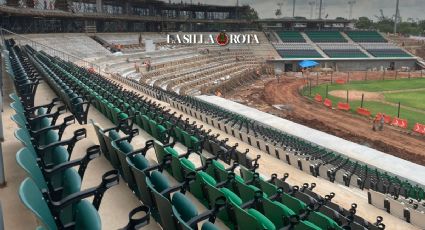 Estadio de beisbol de los Olmecas, la obra costosa y mal hecha a capricho de AMLO