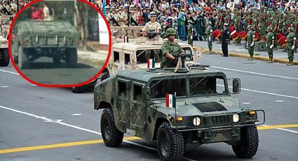 VIDEO: Usan vehículo militar de la Sedena para pasear chicas