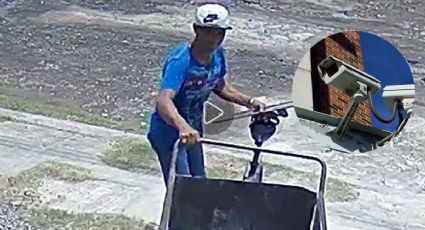 VIDEO: Buscan a ladrón que robó triciclo de carga en calles de Veracruz