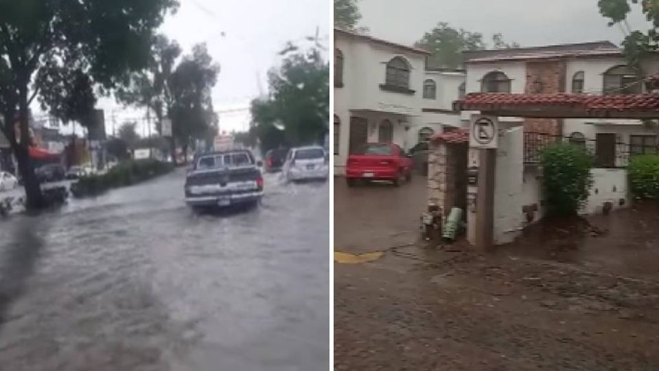 Sólo en algunos sectores de León hubo ente lunes lluvias aisladas.