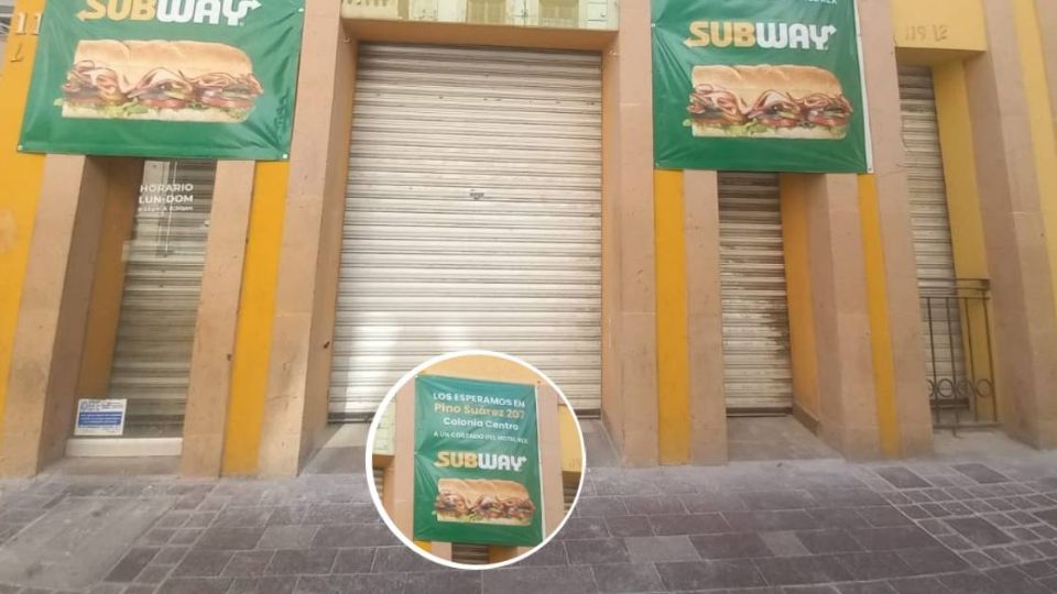 Cerraron el Subway de la calle Miguel Hidalgo.