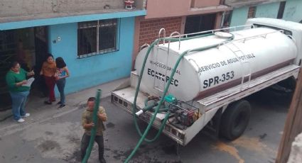 Agua potable en Ecatepec, en niveles mínimos históricos