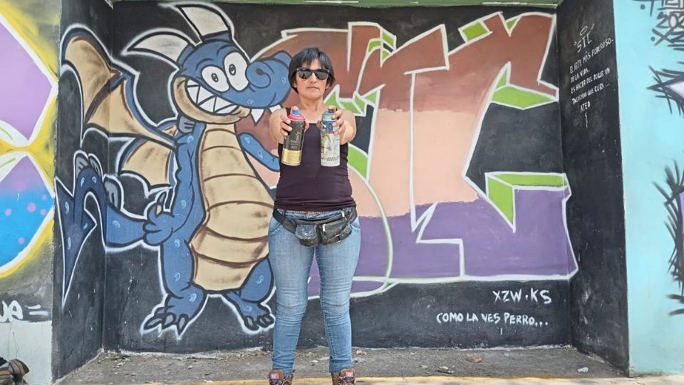 Madre grafitera continúa legado de su hijo asesinado