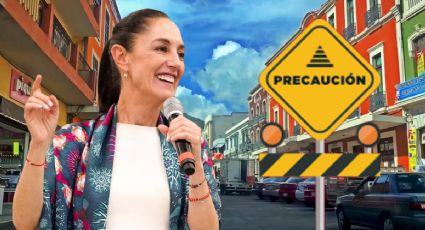 Alerta vial: Cerradas estas calles del Centro de Pachuca por visita de Claudia Sheinbaum