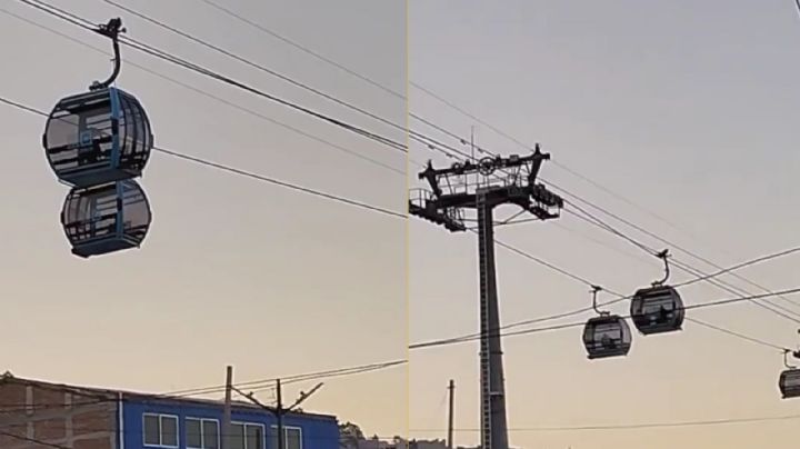 VIDEO | Usuarios de Cablebús se quedaron suspendidos en las alturas; ésta fue la causa