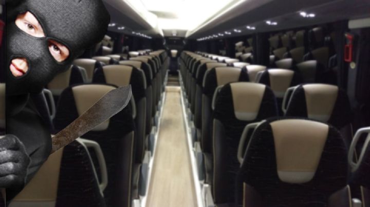 Con machete, ladrón asalta autobús en la México-Pachuca; dos pasajeros se avientan