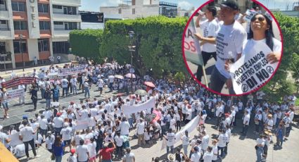 Marchan en San Pancho contra el calzado chino