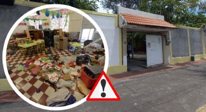 Saquean y vandalizan jardín de niños más antiguo de Veracruz