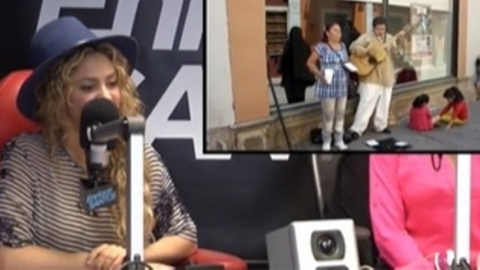 Shakira escuchó una de sus canciones en voz de 'La Shakira de Guanajuato'.