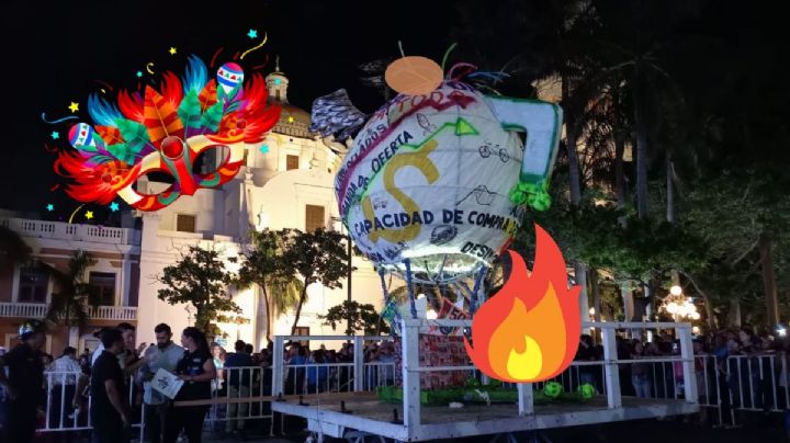 ¡Que arda la inflación en Quema del Mal Humor! Inicia Carnaval de Veracruz 