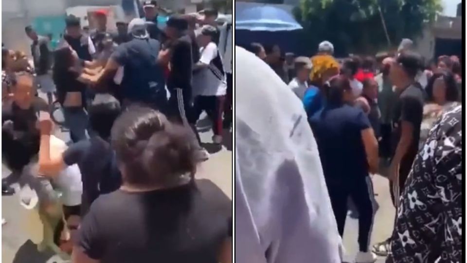Golpean a mujer con bebé en brazos y su hija en secundaria de Valle de Chalco