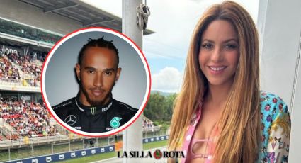 Captan a Shakira en Barcelona para ver a Lewis Hamilton