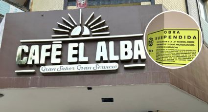 INAH clausura rehabilitación de Café El Alba en Veracruz