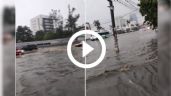 VIDEO: Amanece Veracruz-Boca del Río con fuerte lluvia. Estas son las calles inundadas
