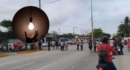 Por cortes de luz, vecinos cierran JB Lobos en Veracruz