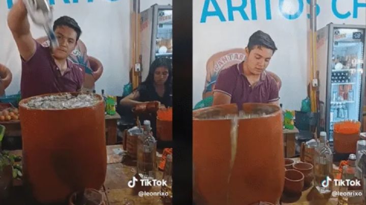 VIDEO: Antes de ser probado "cantarito" gigante explota