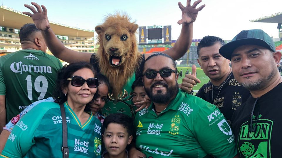 Aficionados del Club León enmarcaron el momento con una fotografía del festejo del Club León luego del triunfo ante los Ángeles FC
