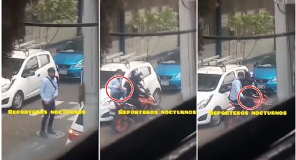 VIDEO: Automovilista es asaltado a mano armada y termina lesionado