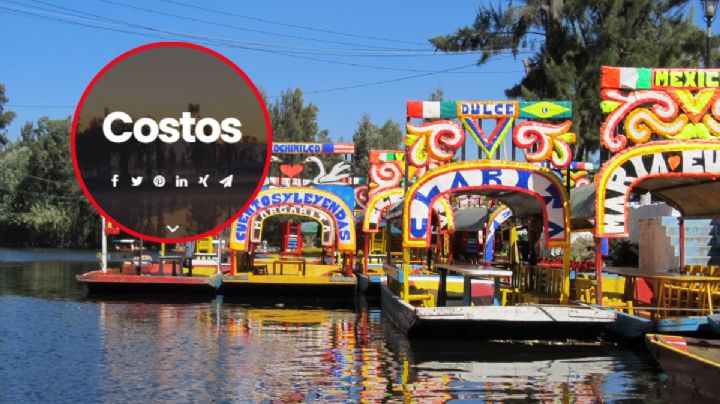 Estos son los NUEVOS precios para que te puedas subir a las Trajineras de Xochimilco