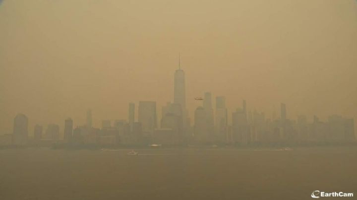 ¿Por qué se ve así Nueva York esta tarde de miércoles 7 de junio?