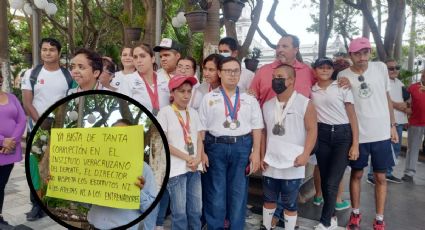 Atletas paralímpicos de Veracruz exhiben falta de apoyo del IVD