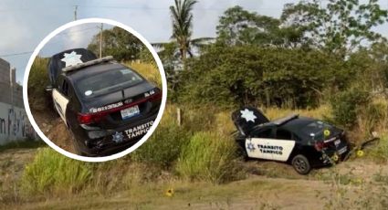 Roban patrulla de Tránsito de Tampico y la encuentran en Veracruz