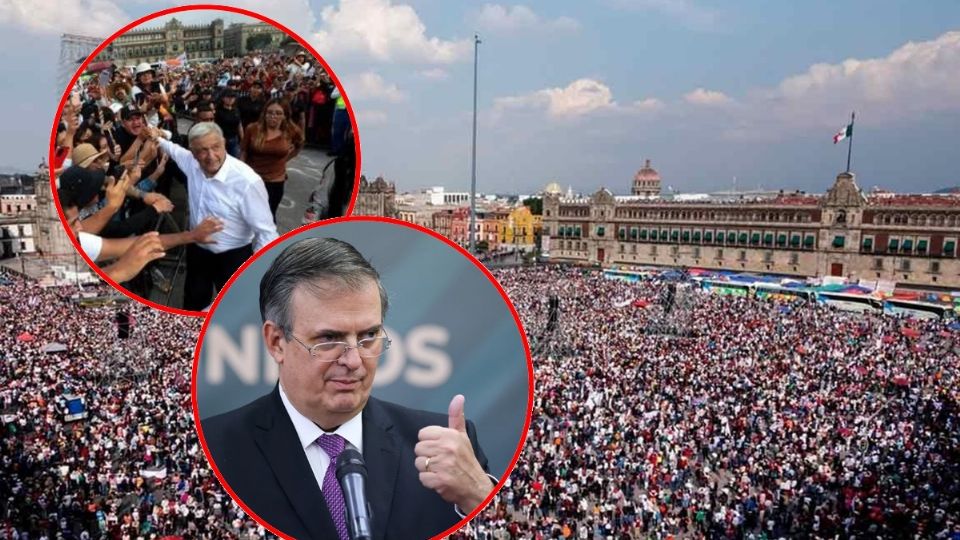 Ebrard confirma asistencia al festejo de AMLO en el Zócalo