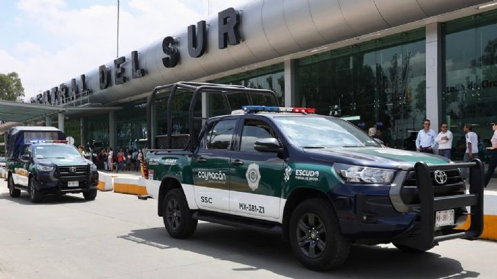 Se suma Coyoacán a operativo de seguridad en terminal de Autobuses del Sur