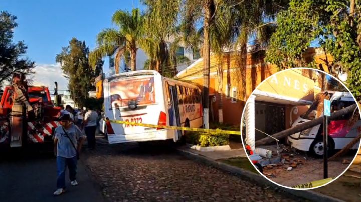 Choca camión contra salón de fiestas en Irapuato