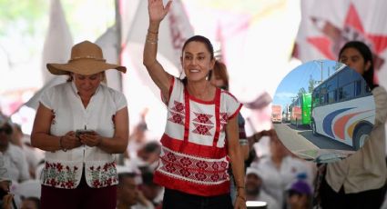 Claudia Sheinbaum se lanza contra oposición en visita a Veracruz