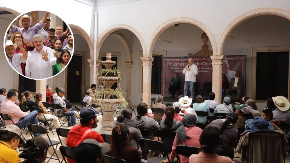 Ernesto Prieto Ortega en visitó la comunidad de Begoña, de Doctor Mora.