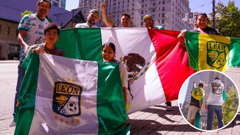 En Vancouver, Canadá, los seguidores de La Fiera ya están listos para brindarle su opoyo desde la tribuna.