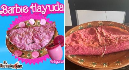 Antojitos se tiñen de rosa en Coatzacoalcos: surge la Barbie Tlayuda