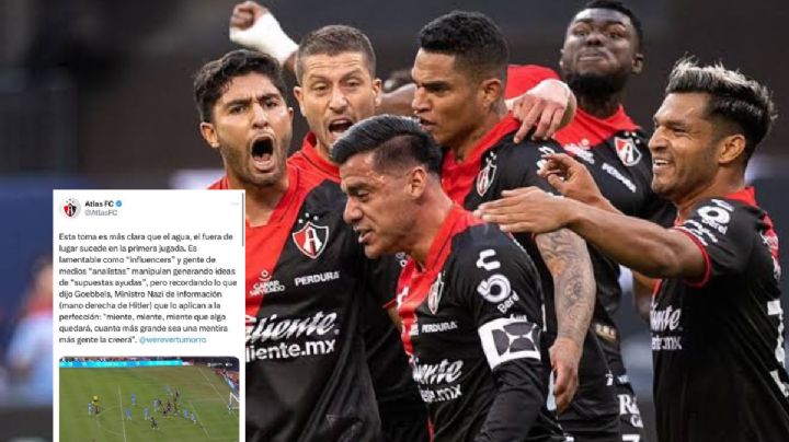 Tunden al Atlas por citar a los nazis para justificar que no hubo robo en jugada; así se disculparon