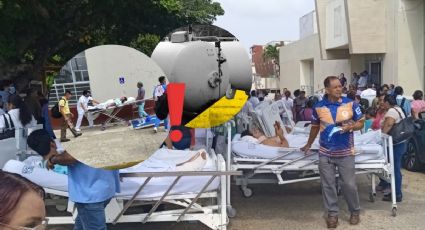 Por fuga de gas, evacuan a pacientes y personal de Hospital del IMSS en Coatzacoalcos