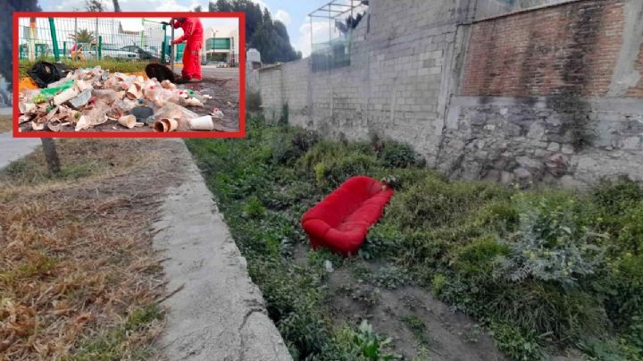 Piden a pachuqueños no tirar basura en el desagüe, han sacado hasta sillones