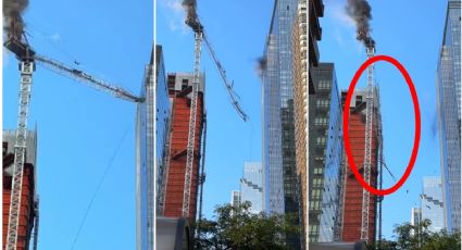 VIDEO: ¿Por qué se incendió y desplomó la grúa en Manhattan?