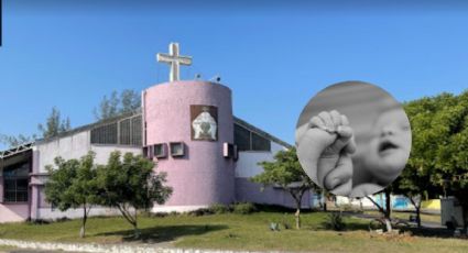 Rescatan a bebé abandonada en iglesia de la ciudad de Veracruz