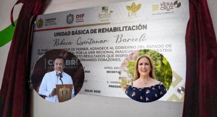 Cuitláhuac defiende a titular del DIF, por clínica de Juchique con su nombre