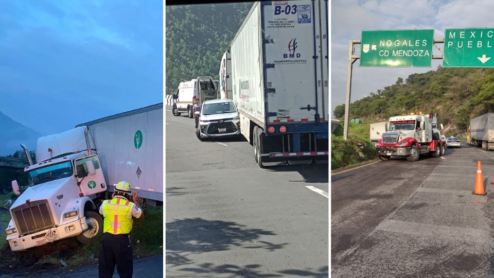 Accidentes con vehículos de carga en la Orizaba - Puebla
